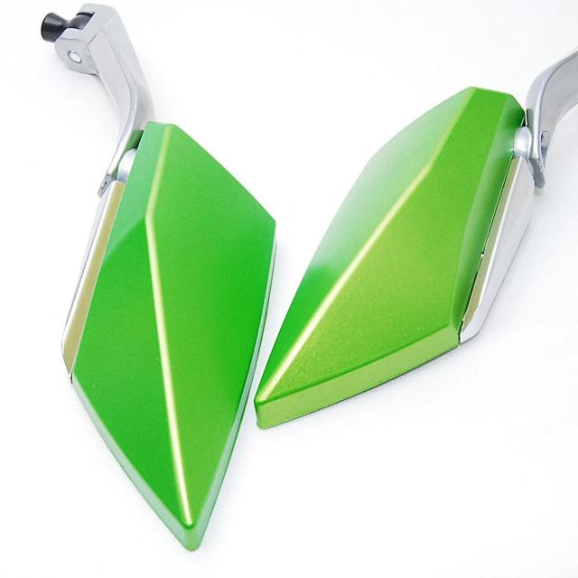 バイクカスタム用 ダイヤミラー イエローグリーン 4種類の変換アダプター付 サイドミラー バックミラー オートバイ 原付 黄緑 < 自動車/バイク バイクカスタム用 ダイヤミラー イエローグリーン 4種類の変換アダプター付 サイドミラー バックミラー オートバイ 原付 黄緑 < 自動車/バイク