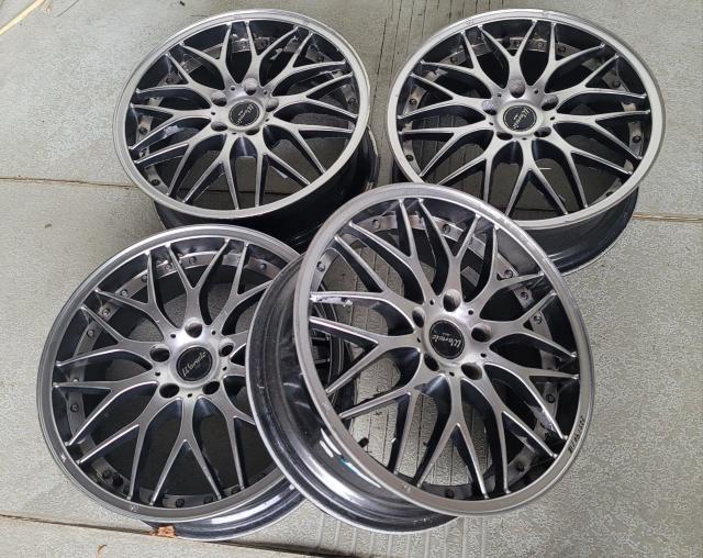 Warwic ワーウィック メッシュホイール18インチ7.5J+42 PCD114.3 5穴ホイールのみ4本セットアルファード ヴ < 自動車/バイク Warwic ワーウィック メッシュホイール18インチ7.5J+42 PCD114.3 5穴ホイールのみ4本セットアルファード ヴ < 自動車/バイク