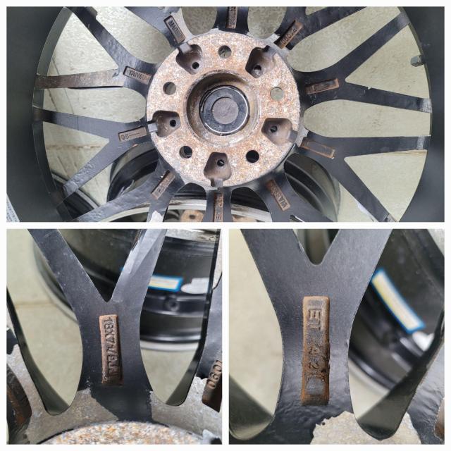 Warwic ワーウィック メッシュホイール18インチ7.5J+42 PCD114.3 5穴ホイールのみ4本セットアルファード ヴ < 自動車/バイク Warwic ワーウィック メッシュホイール18インチ7.5J+42 PCD114.3 5穴ホイールのみ4本セットアルファード ヴ < 自動車/バイク