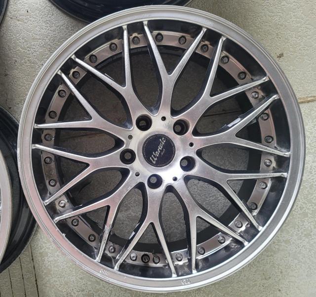Warwic ワーウィック メッシュホイール18インチ7.5J+42 PCD114.3 5穴ホイールのみ4本セットアルファード ヴ < 自動車/バイク Warwic ワーウィック メッシュホイール18インチ7.5J+42 PCD114.3 5穴ホイールのみ4本セットアルファード ヴ < 自動車/バイク