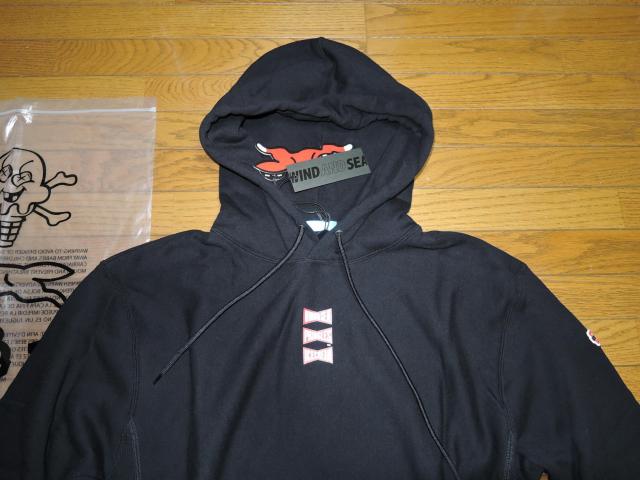 �V�i WIND AND SEA x ICECREAM �~ PRINGLES �X�E�F�b�g �p�[�J�[ S �� SWEAT HOODIE �� �j���t�@�b�V������ 