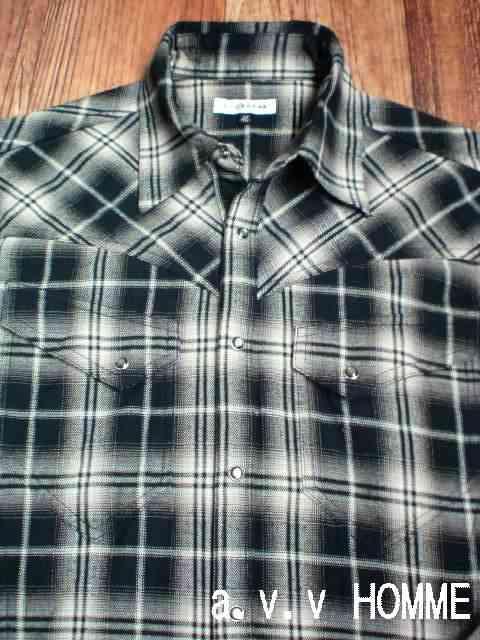 □a.v.v HOMME/アーヴェヴェ メンズ アメカジ シャツ☆新品 < ブランド □a.v.v HOMME/アーヴェヴェ メンズ アメカジ シャツ☆新品 < ブランドの