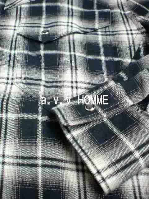 □a.v.v HOMME/アーヴェヴェ メンズ アメカジ シャツ☆新品 < ブランド □a.v.v HOMME/アーヴェヴェ メンズ アメカジ シャツ☆新品 < ブランドの