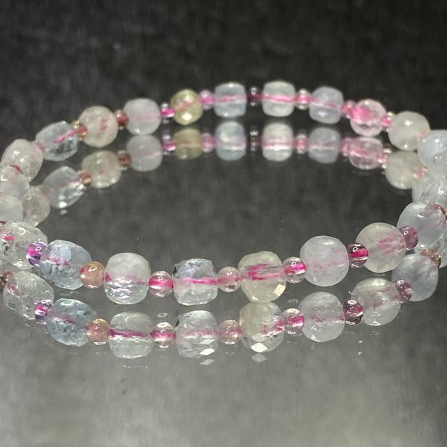 《No.332》天然石 高品質ミックスベリル 多面カット < 女性アクセサリー/時計  《No.332》天然石 高品質ミックスベリル 多面カット < 女性アクセサリー/時計の