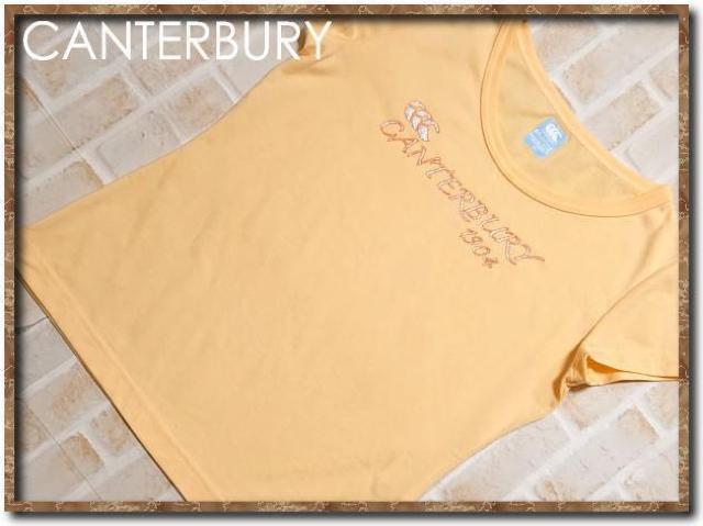 カンタベリー プリント入りTシャツ 黄 < 女性ファッション  カンタベリー プリント入りTシャツ 黄  < 女性ファッションの
