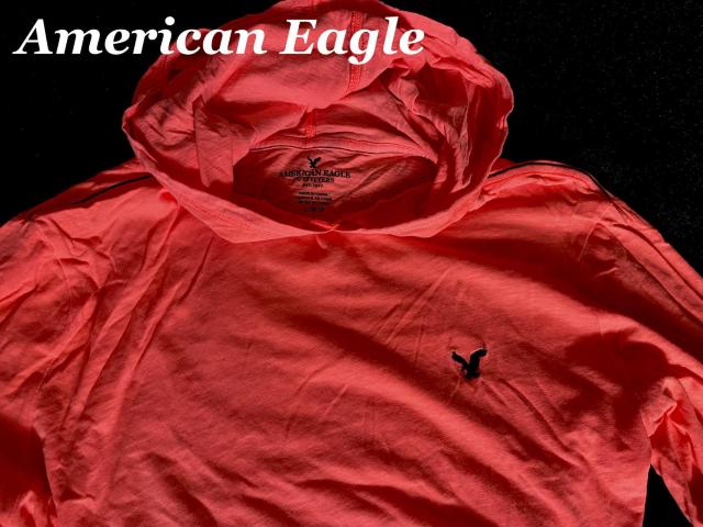 【American Eagle】アメリカンイーグル Vintage Washed フード付き長袖Tシャツ US−L(XL)ロンT < ブランド 【American Eagle】アメリカンイーグル Vintage Washed フード付き長袖Tシャツ US−L(XL)ロンT < ブランドの