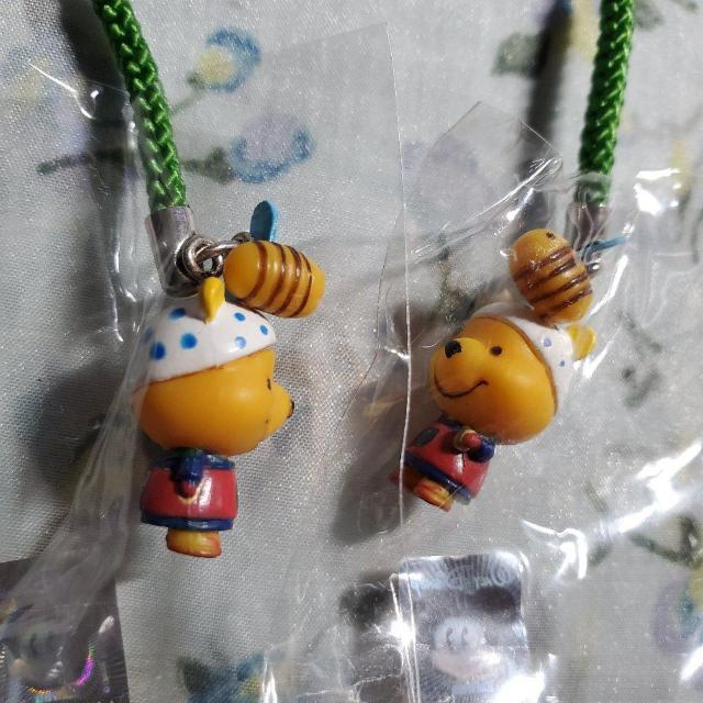 ご当地限定 静岡 × ディズニー プーさん 根付ストラップ ×2 < アニメ/コミック/キャラクター  ご当地限定 静岡 × ディズニー プーさん 根付ストラップ ×2 < アニメ/コミック/キャラクターの