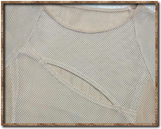 ポワンリーニュ 切替メッシュカットソー ベージュ☆マツオインターナショナル < 女性ファッション  ポワンリーニュ 切替メッシュカットソー ベージュ☆マツオインターナショナル < 女性ファッションの