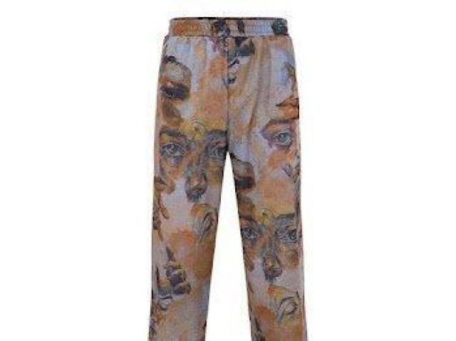 総柄 目 アレンジ カジュアルパンツ 絵画 ストリート 古着ライク 個性派 < 男性ファッション 総柄 目 アレンジ カジュアルパンツ 絵画 ストリート 古着ライク 個性派 < 男性ファッションの