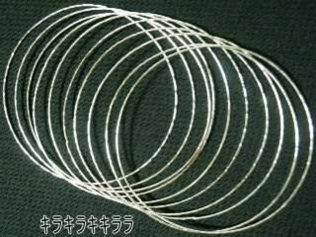 《New》DIVA系★ゴージャス★重ね付け*メタルバングル<シルバー>10本セット < 女性アクセサリー/時計  《New》DIVA系★ゴージャス★重ね付け*メタルバングル<シルバー>10本セット  < 女性アクセサリー/時計の