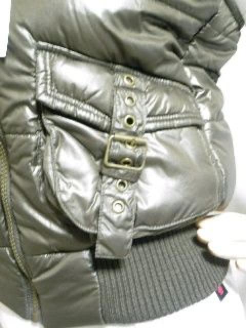 2way♪ウエストリブ ファーフード 中綿ダウンベスト ブラウン < 女性ファッション 2way♪ウエストリブ ファーフード 中綿ダウンベスト ブラウン < 女性ファッションの