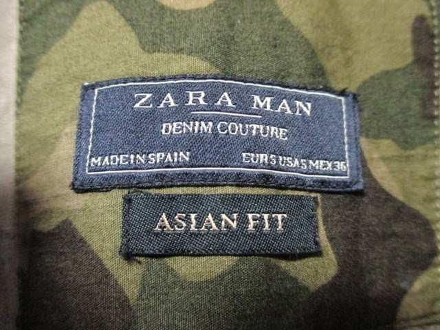 ☆ZARA/ザラ 迷彩 カモフラージュ柄 長袖シャツ/メンズ/S☆新品 < ブランド  ☆ZARA/ザラ 迷彩 カモフラージュ柄 長袖シャツ/メンズ/S☆新品 < ブランドの
