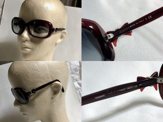 正規美レア シャネルCHANEL リボン×ココマーク装飾 サングラス 赤系×黒 ロゴ 眼鏡〇カチューシャ キュートアイウェア < ブランド  正規美レア シャネルCHANEL リボン×ココマーク装飾 サングラス 赤系×黒 ロゴ 眼鏡〇カチューシャ キュートアイウェア < ブランドの