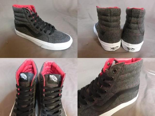 BKグレー x ブラック ツイード バンズ 【Sk8-Hi Reissue】24.5a < ブランド  BKグレー x ブラック ツイード バンズ 【Sk8-Hi Reissue】24.5a < ブランドの