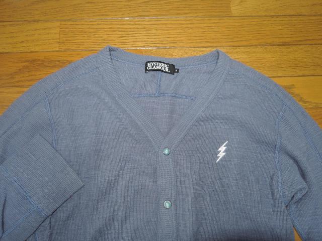 HYSTERIC GLAMOUR ヒステリックグラマー コットンニット カーディガン S < ブランド  HYSTERIC GLAMOUR ヒステリックグラマー コットンニット カーディガン S < ブランドの