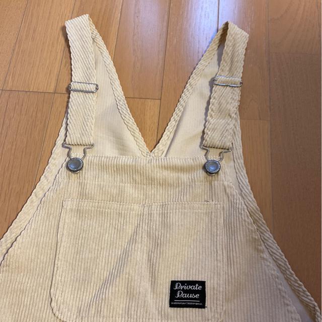 オーバーオール/つなぎ/ベージュ(オフホワイト)/サイズM < キッズ/ベビー  オーバーオール/つなぎ/ベージュ(オフホワイト)/サイズM < キッズ/ベビーの
