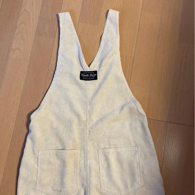 オーバーオール/つなぎ/ベージュ(オフホワイト)/サイズM < キッズ/ベビー  オーバーオール/つなぎ/ベージュ(オフホワイト)/サイズM < キッズ/ベビーの