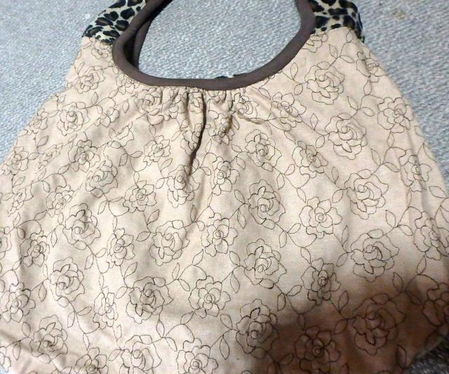 ◆豹柄 ショルダーバッグ リバーシブル トートバッグ 中古品 < 女性ファッション  ◆豹柄 ショルダーバッグ リバーシブル トートバッグ 中古品 < 女性ファッションの