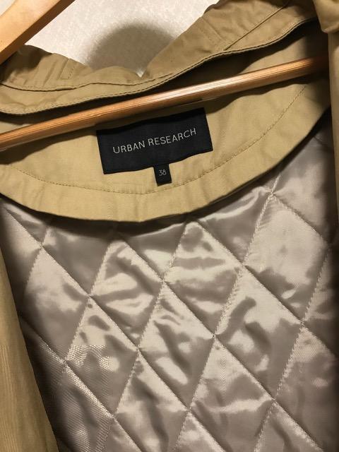 URBAN RESEARCH �C���i�[�t���R�[�g �x�[�W��