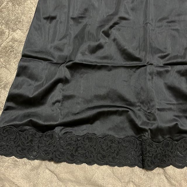 ☆☆☆タンス整理品 衣類 おまとめOK ホームクリーニング済み ブラック スリップ Mサイズ 80-95 < 女性ファッション  ☆☆☆タンス整理品 衣類 おまとめOK ホームクリーニング済み ブラック スリップ Mサイズ 80-95 < 女性ファッションの