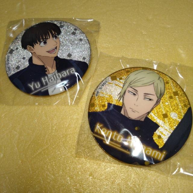 七海建人 灰原雄 グリッター缶バッジ 呪術廻戦 < アニメ/コミック/キャラクター  七海建人 灰原雄 グリッター缶バッジ 呪術廻戦  < アニメ/コミック/キャラクターの