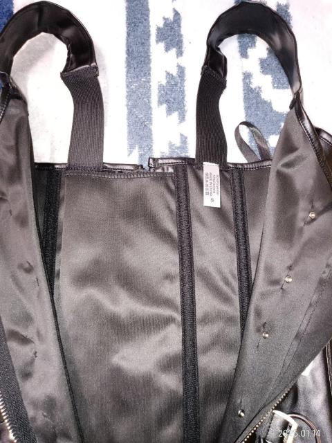 ジッパーメタルパンクスタイル ボディシェイパー Sサイズ < 女性ファッション ジッパーメタルパンクスタイル ボディシェイパー Sサイズ < 女性ファッションの