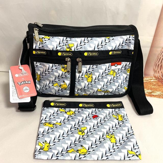 ★新品★LeSportsac レスポートサック ピカチュウモノグラム ショルダーバッグ ポーチ 7507 S セット 送料無料 < 女性ファッション  ★新品★LeSportsac レスポートサック ピカチュウモノグラム ショルダーバッグ ポーチ 7507 S セット 送料無料  < 女性ファッションの