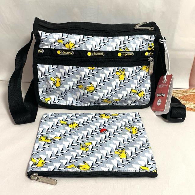 ★新品★LeSportsac レスポートサック ピカチュウモノグラム ショルダーバッグ ポーチ 7507 S セット 送料無料 < 女性ファッション  ★新品★LeSportsac レスポートサック ピカチュウモノグラム ショルダーバッグ ポーチ 7507 S セット 送料無料 < 女性ファッションの