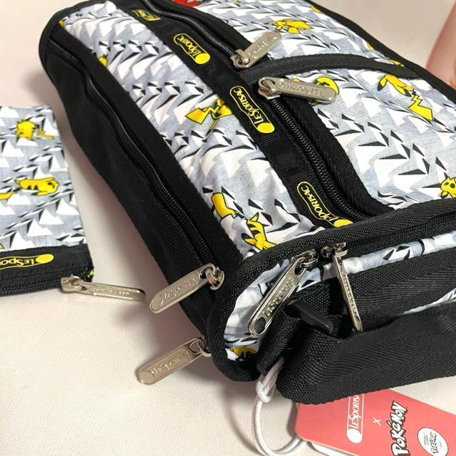 ★新品★LeSportsac レスポートサック ピカチュウモノグラム ショルダーバッグ ポーチ 7507 S セット 送料無料 < 女性ファッション  ★新品★LeSportsac レスポートサック ピカチュウモノグラム ショルダーバッグ ポーチ 7507 S セット 送料無料 < 女性ファッションの