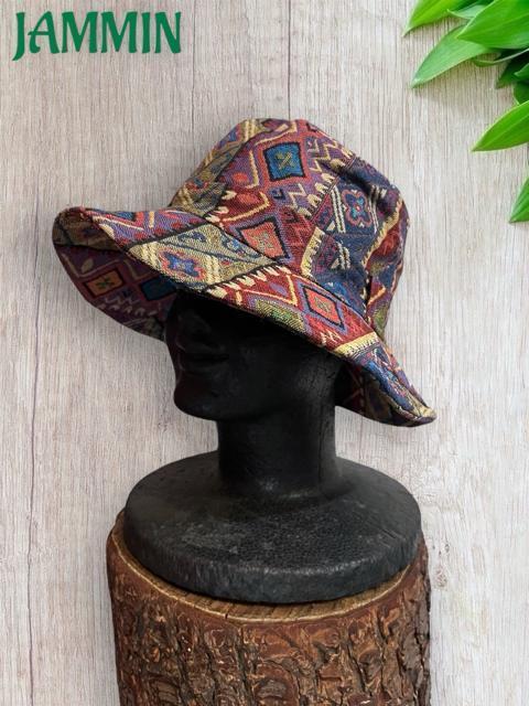 織り柄ハット ヒッピー 男女兼用 アジアン エスニック 帽子 ハット バケットハット < 男性ファッション 織り柄ハット ヒッピー 男女兼用 アジアン エスニック 帽子 ハット バケットハット < 男性ファッションの