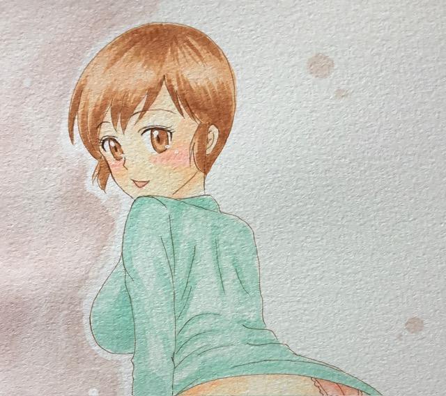 自作イラスト/スーパーリアル麻雀/豊原エツ子/下着/パンチラ/B6/送料無料 < アニメ/コミック/キャラクター 自作イラスト/スーパーリアル麻雀/豊原エツ子/下着/パンチラ/B6/送料無料 < アニメ/コミック/キャラクターの