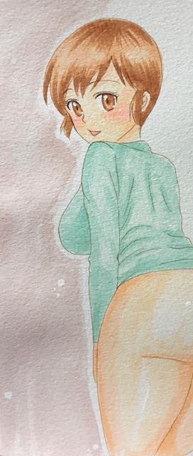 自作イラスト/スーパーリアル麻雀/豊原エツ子/下着/パンチラ/B6/送料無料 < アニメ/コミック/キャラクター 自作イラスト/スーパーリアル麻雀/豊原エツ子/下着/パンチラ/B6/送料無料 < アニメ/コミック/キャラクターの