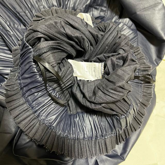 【ディニテコリエ】 フェイクレザー / ロング プリーツスカート / F 濃紺 < 女性ファッション 【ディニテコリエ】 フェイクレザー / ロング プリーツスカート / F 濃紺 < 女性ファッションの