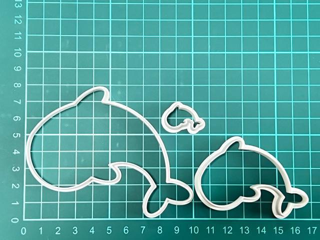 クジラの形 クッキー型 3個セット 抜き型 粘土型 お菓子作り イルカ < インテリア/ライフ クジラの形 クッキー型 3個セット 抜き型 粘土型 お菓子作り イルカ < インテリア/ライフの