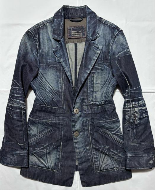 新品 近い 美品 MARITHE+FRANCOIS GIRBAUD ジルボー カバーオール ジャケット S 海外 デニム ブランド < ブランド 新品 近い 美品 MARITHE+FRANCOIS GIRBAUD ジルボー カバーオール ジャケット S 海外 デニム ブランド < ブランドの