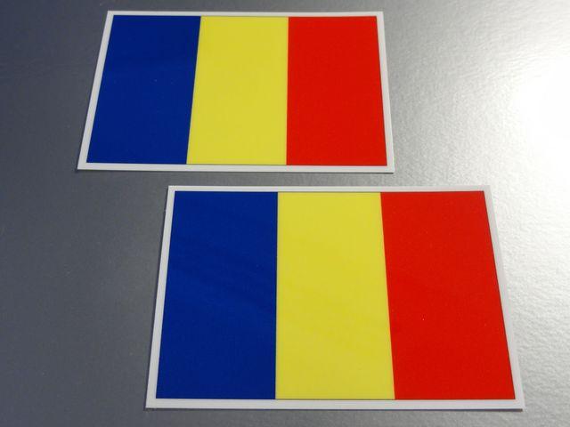 ■ルーマニア国旗ステッカー2枚セット■シール即買! < 自動車/バイク ■ルーマニア国旗ステッカー2枚セット■シール即買! < 自動車/バイク