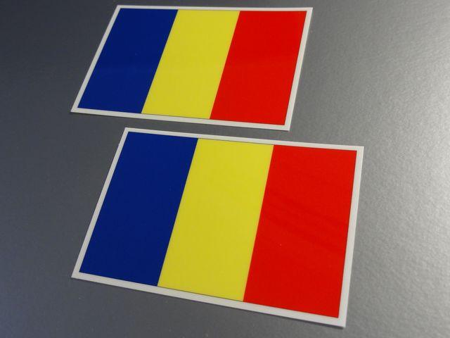 ■ルーマニア国旗ステッカー2枚セット■シール即買! < 自動車/バイク ■ルーマニア国旗ステッカー2枚セット■シール即買! < 自動車/バイク