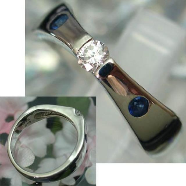 良質 ダイヤ サファイア プラチナリング Pt900★0.15ct★6.708g★プレゼントにも★ラッピング無料★ 3126cx < 女性アクセサリー/時計  良質 ダイヤ サファイア プラチナリング Pt900★0.15ct★6.708g★プレゼントにも★ラッピング無料★ 3126cx < 女性アクセサリー/時計の