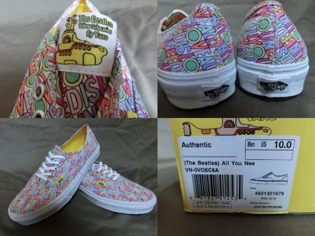 限定 The Beatles【ALL YOU NEED IS LOVE】Vans Authentic28.0a < ブランド  限定 The Beatles【ALL YOU NEED IS LOVE】Vans Authentic28.0a < ブランドの