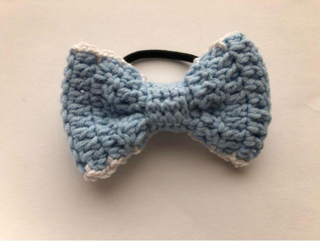 ハンドメイド ヘアゴム リボン♪ メゾンドフルール好き♪ ブルー < 女性ファッション  ハンドメイド ヘアゴム リボン♪ メゾンドフルール好き♪ ブルー  < 女性ファッションの