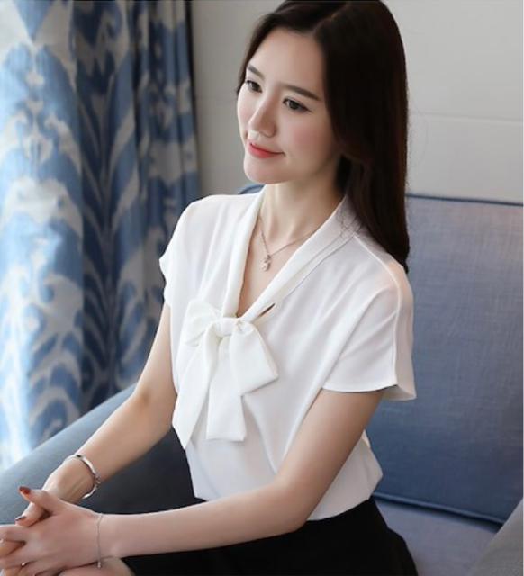 リボンボウタイ白シャツブラウスりぼん半袖ホワイト2wayWhite < 女性ファッション リボンボウタイ白シャツブラウスりぼん半袖ホワイト2wayWhite < 女性ファッションの