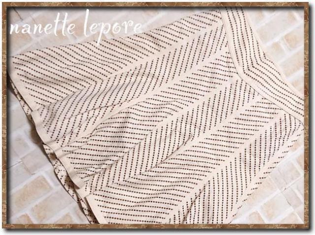 ナネットレポー 斜めストライプスカート オフホワイト < 女性ファッション  ナネットレポー 斜めストライプスカート オフホワイト  < 女性ファッションの