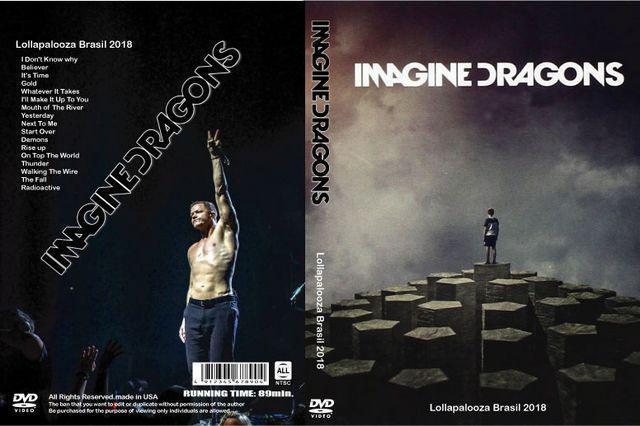 2018 IMAGINE DRAGONS Lollapalooza 2018 C}WhSY   CD/DVD/rfI 
