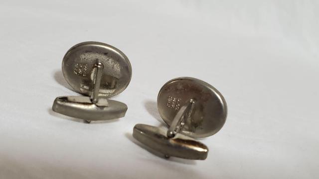 正規レア グッチ アンティーク インターロッキング GGロゴ アイコンエンブレムカフス mixカラー ラウンドボタン カフリンクス < ブランド  正規レア グッチ アンティーク インターロッキング GGロゴ アイコンエンブレムカフス mixカラー ラウンドボタン カフリンクス < ブランドの