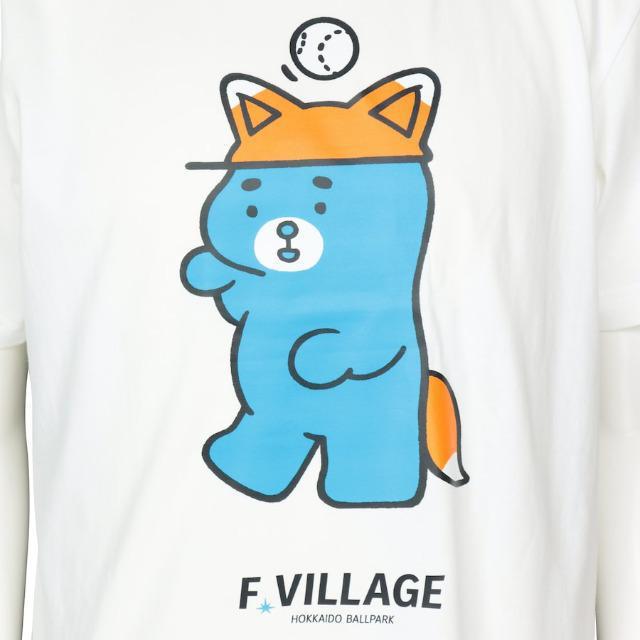 北海道ボールパーク/Fビリッジ/日ハム/日ハムファイターズ/ファイターズ/えふたん/Tシャツ/きつねダンス/非売品/Lサイズ < アニメ/コミック/キャラクター  北海道ボールパーク/Fビリッジ/日ハム/日ハムファイターズ/ファイターズ/えふたん/Tシャツ/きつねダンス/非売品/Lサイズ < アニメ/コミック/キャラクターの