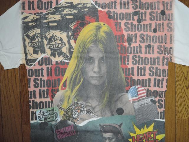 �V�i HYSTERIC GLAMOUR �q�X�e���b�N�O���}�[ T�V���c S �����K�[��Tee �t�H�g �J�b�g�\�[ �� �u�����h�� 