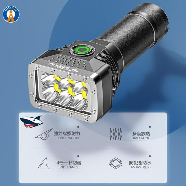 LEDライト 充電式 小型 ハンディライト 懐中電灯 高輝度 USB 4つ 点灯モード 夜釣り 登山 アウトドア ウォーキング < レジャー/スポーツ LEDライト 充電式 小型 ハンディライト 懐中電灯 高輝度 USB 4つ 点灯モード 夜釣り 登山 アウトドア ウォーキング < レジャー/スポーツの