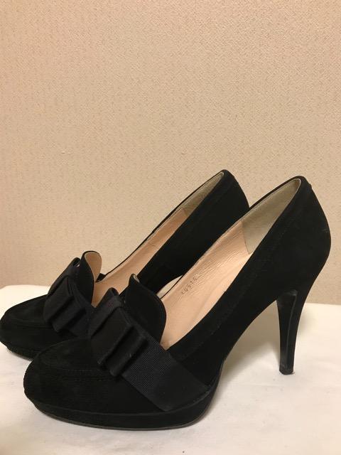 Z XII XXX リボンパンプス 黒 < ブランド  Z XII XXX リボンパンプス 黒  < ブランドの