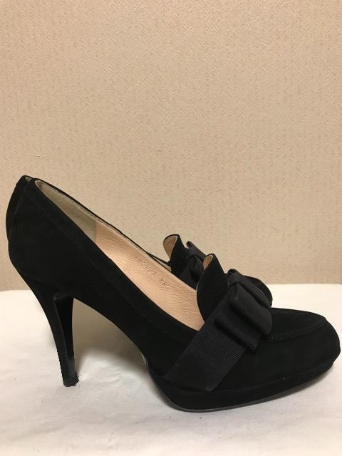 Z XII XXX リボンパンプス 黒 < ブランド  Z XII XXX リボンパンプス 黒 < ブランドの