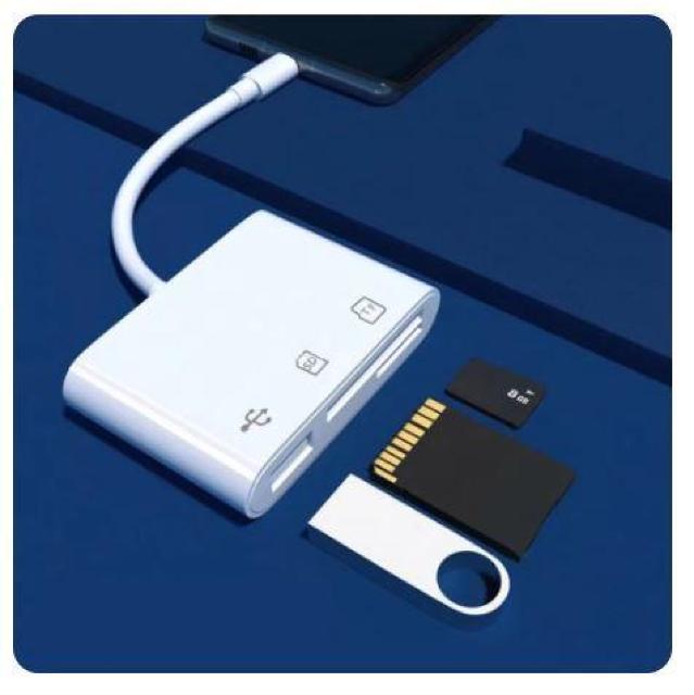 送料無料 未使用品 Type-C 3in1 SDカードリーダー コンパクトアダプター 白 ホワイト 50 < 家電/AV  送料無料 未使用品 Type-C 3in1 SDカードリーダー コンパクトアダプター 白 ホワイト 50 < 家電/AVの
